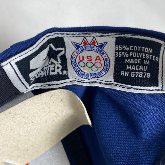 STARTER Vintage  Rare Collectable 1984 USA Summer Olympics Baseball  Cap / Hat - Picture 10 of 10